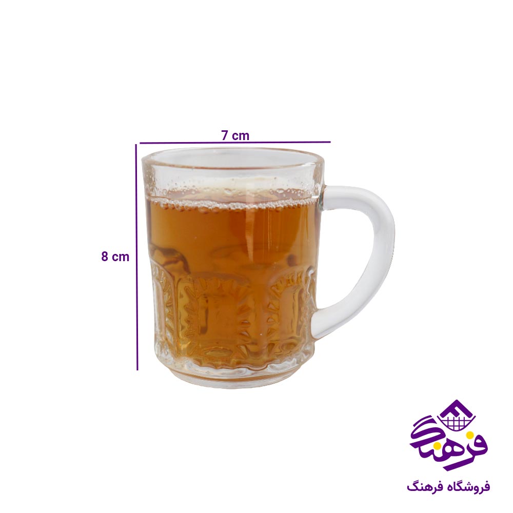 لیوان دسته دار گمین مدل وایلانت شیرینگ 731 (6 عددی)