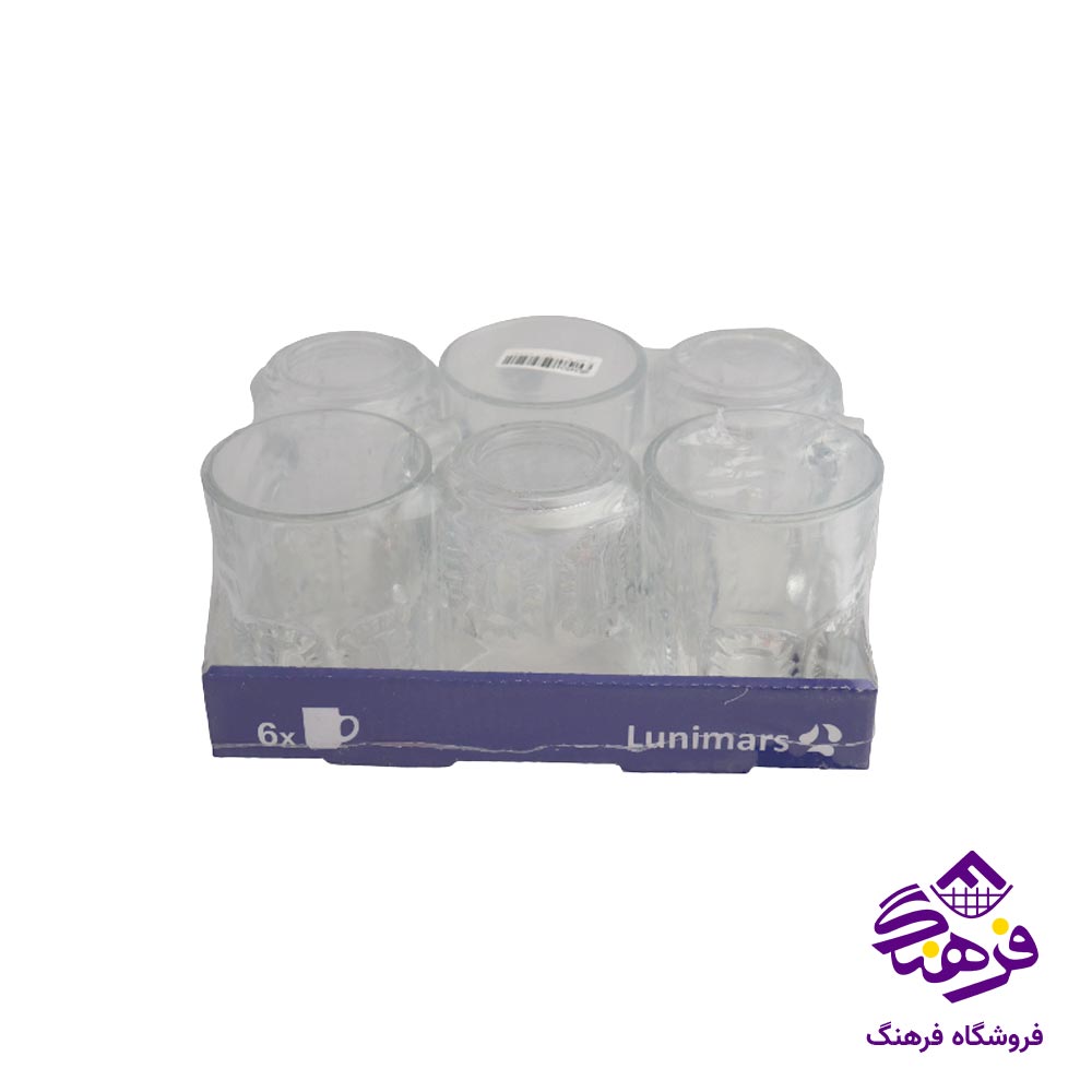 لیوان دسته دار گمین مدل وایلانت شیرینگ 731 (6 عددی)