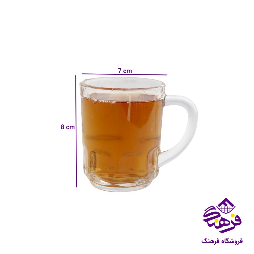 لیوان دسته دار گمین مدل رومینا شیرینگ 719 (6 عددی)