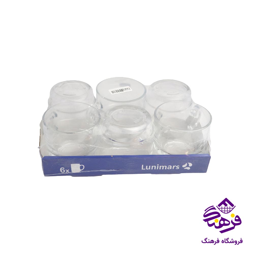 نیم لیوان گمین مدل سزار شیرینگ 817 (6 عددی)