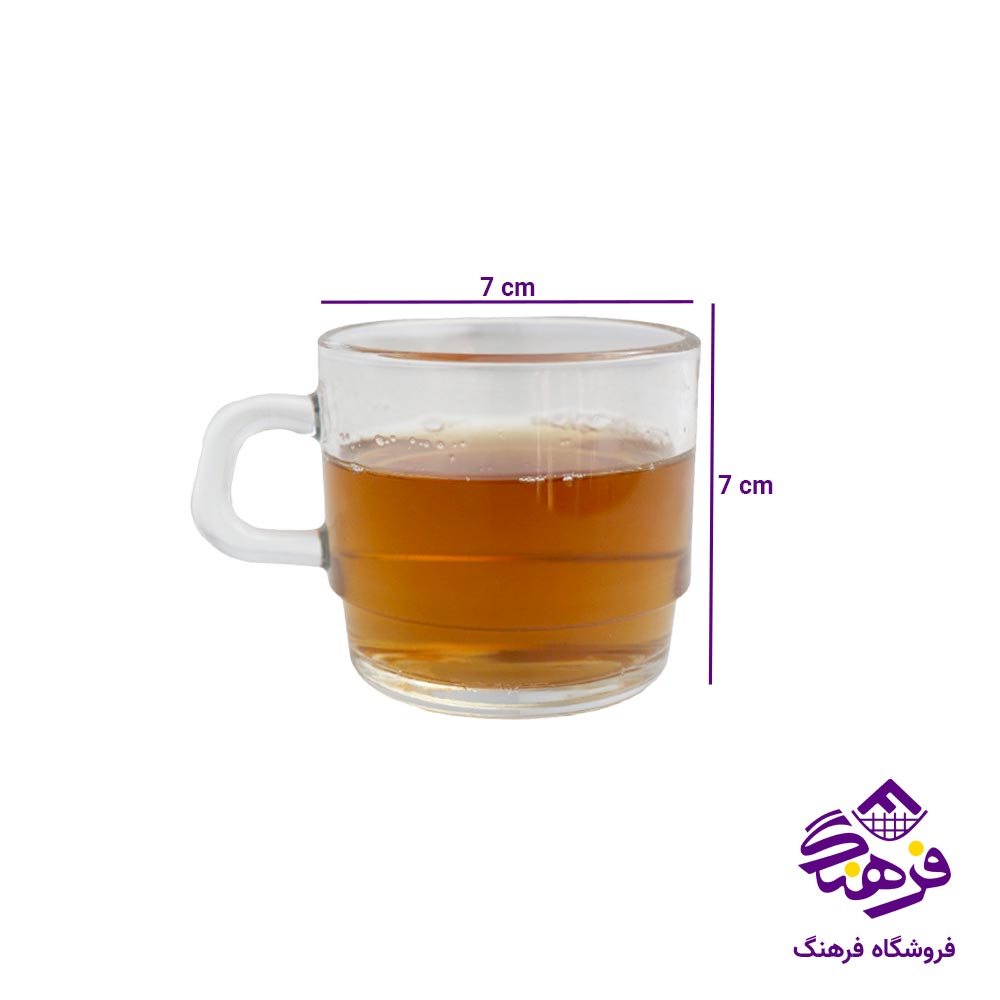نیم لیوان گمین مدل سزار شیرینگ 817 (6 عددی)