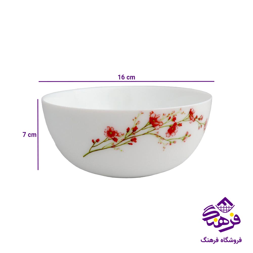 کاسه ابگوشت گلدن اپال مدل دیوالی بهار صورتی (6 عددی)