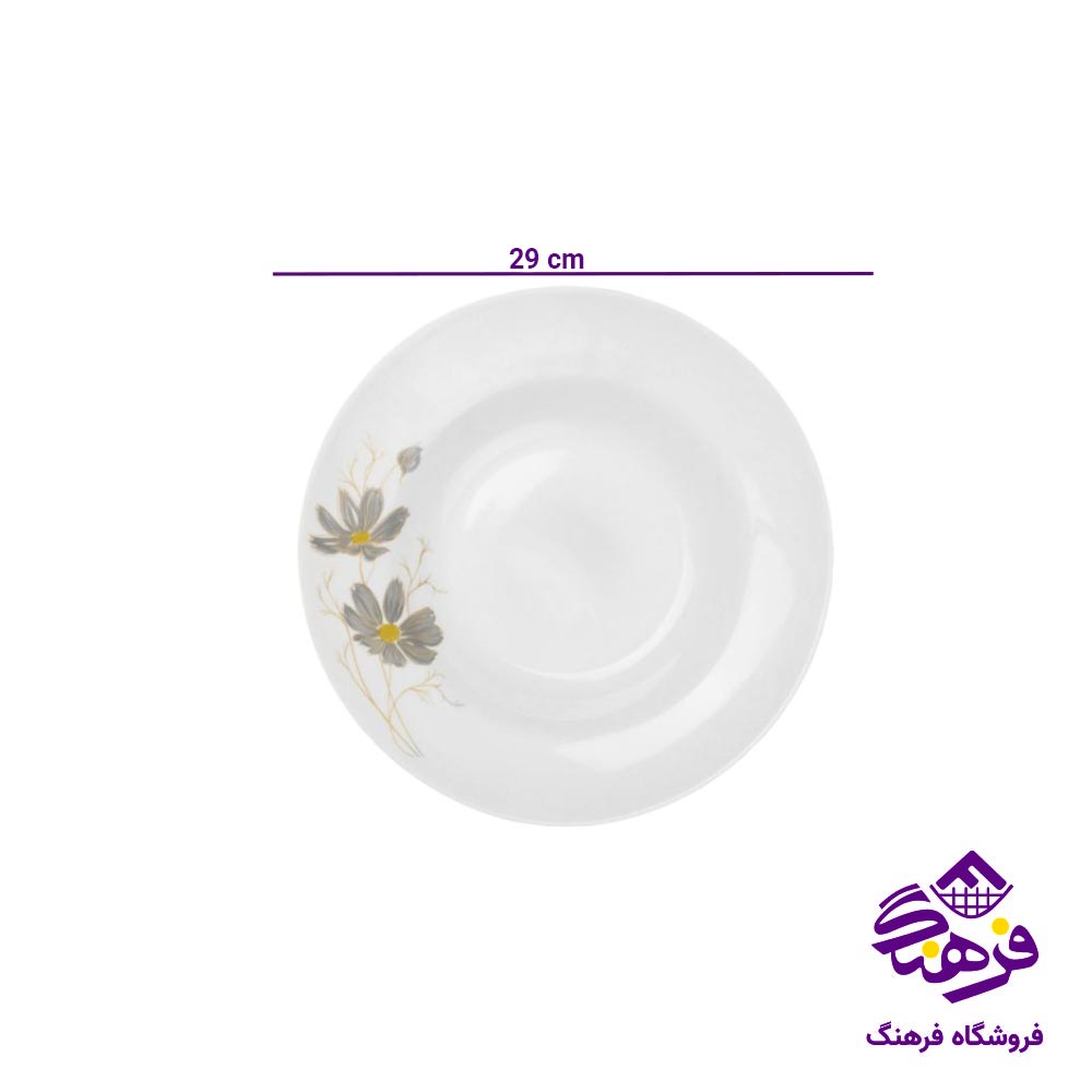 دیس پاستا گلدن اپال مدل دیوالی گلدار شقایق طوسی 