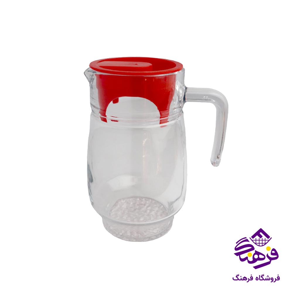 پارچ درب دار بلور کاوه مدل الن