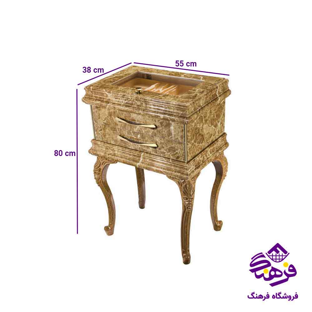 کنسول پایه دار قاشق و چنگال سلطنتی مرمریت امپرادو روشن شاینیکس 2006