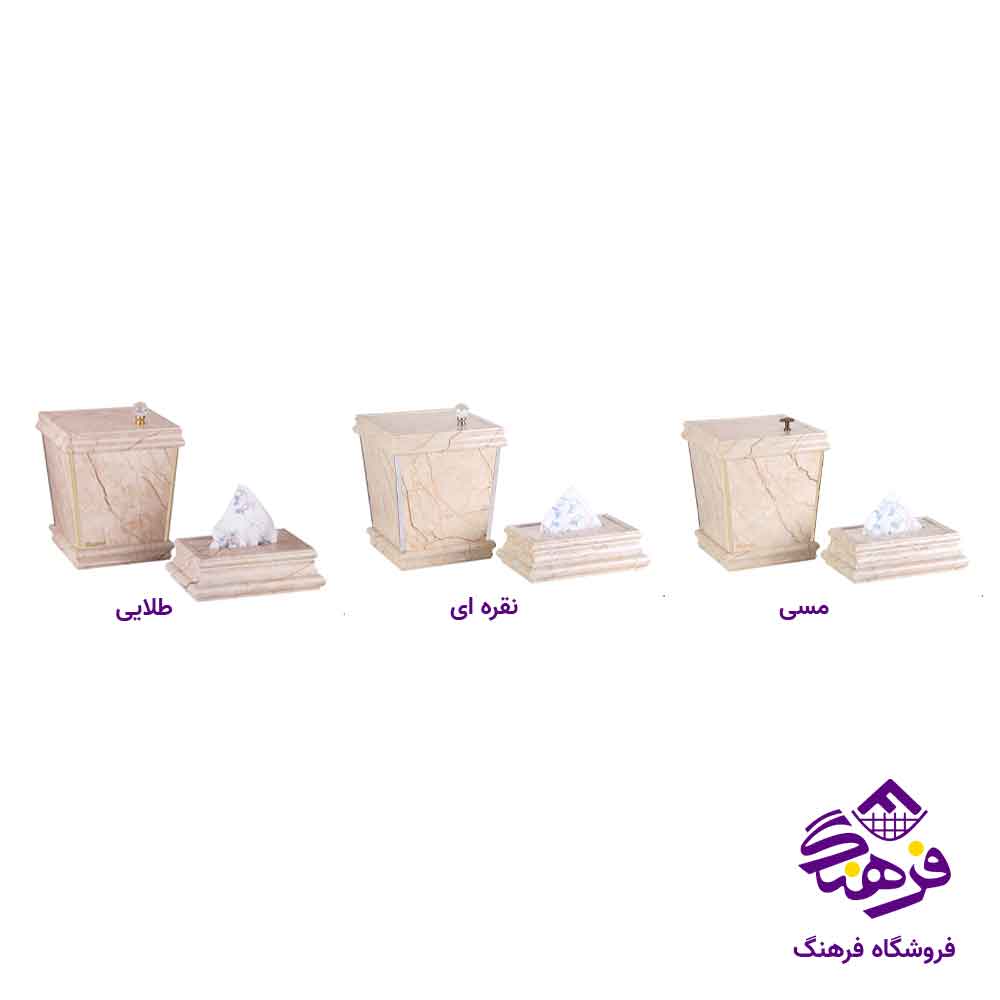 سطل و جادستمال کاغذی طرح سنگ جگری شاینیکس 2003