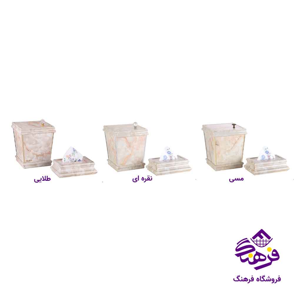 سطل و جادستمال کاغذی طرح سنگ جگری شاینیکس 2003