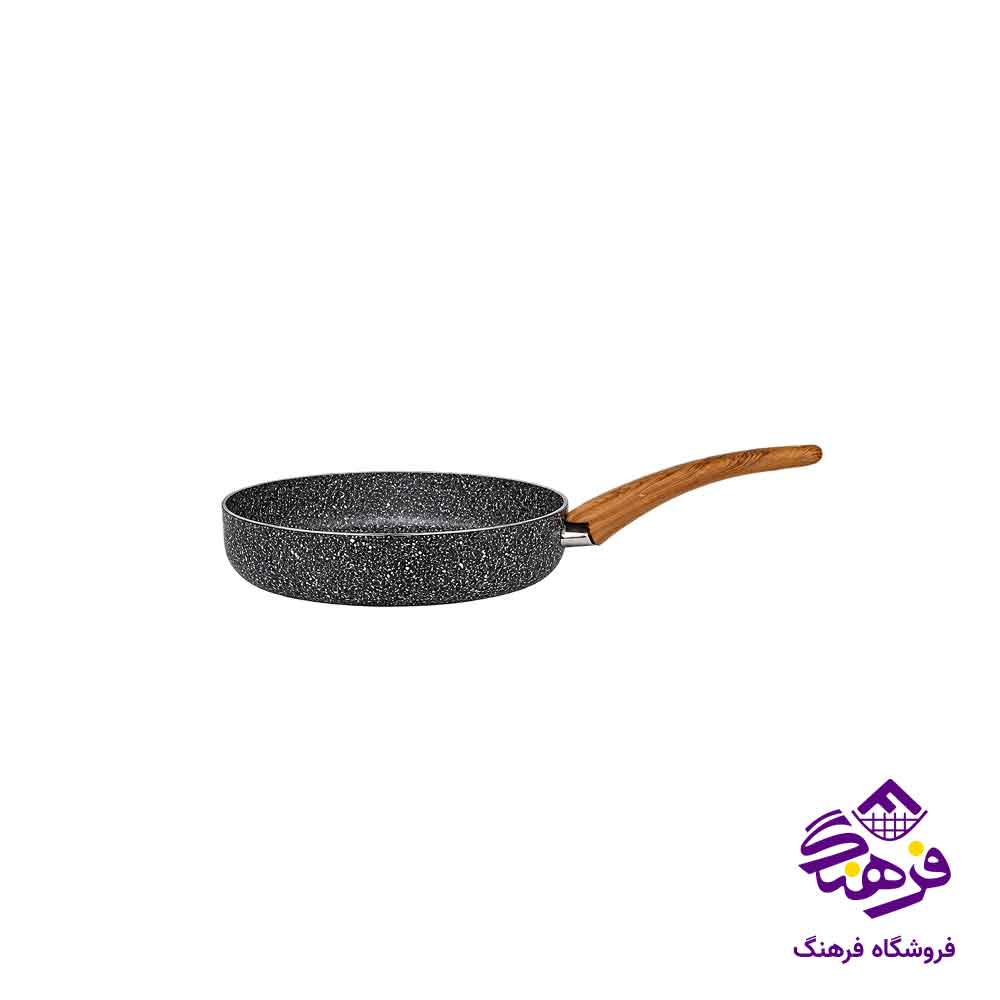 سرویس قابلمه 5 پارچه الومینیوم کششی سوپر گرانیت مشکی نالینو