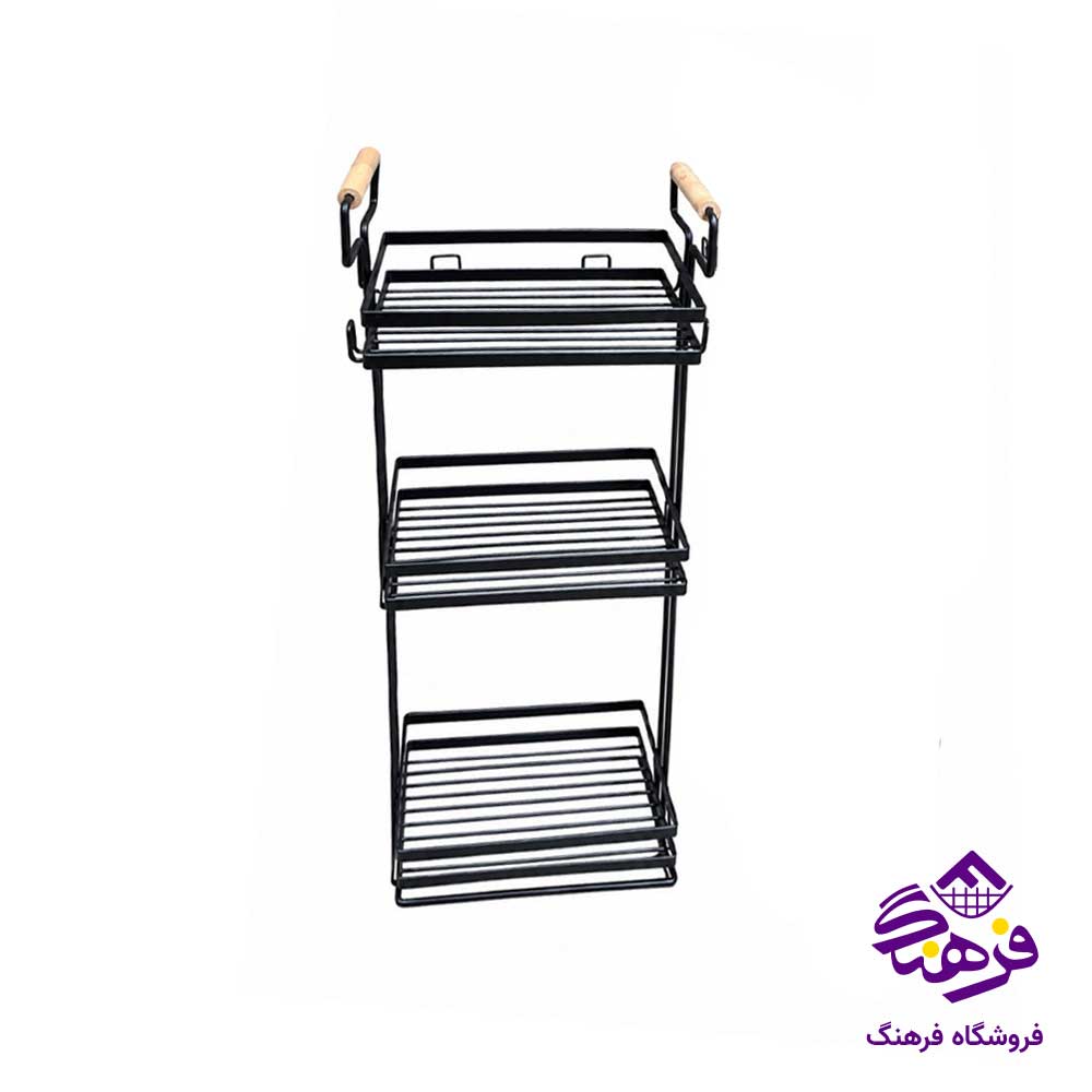 استند دسته چوبی مستطیل 3 طبقه 5907 KST