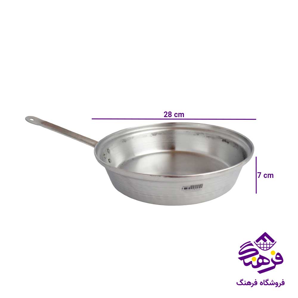تابه روحی مدل تک دسته بزرگ ساده 