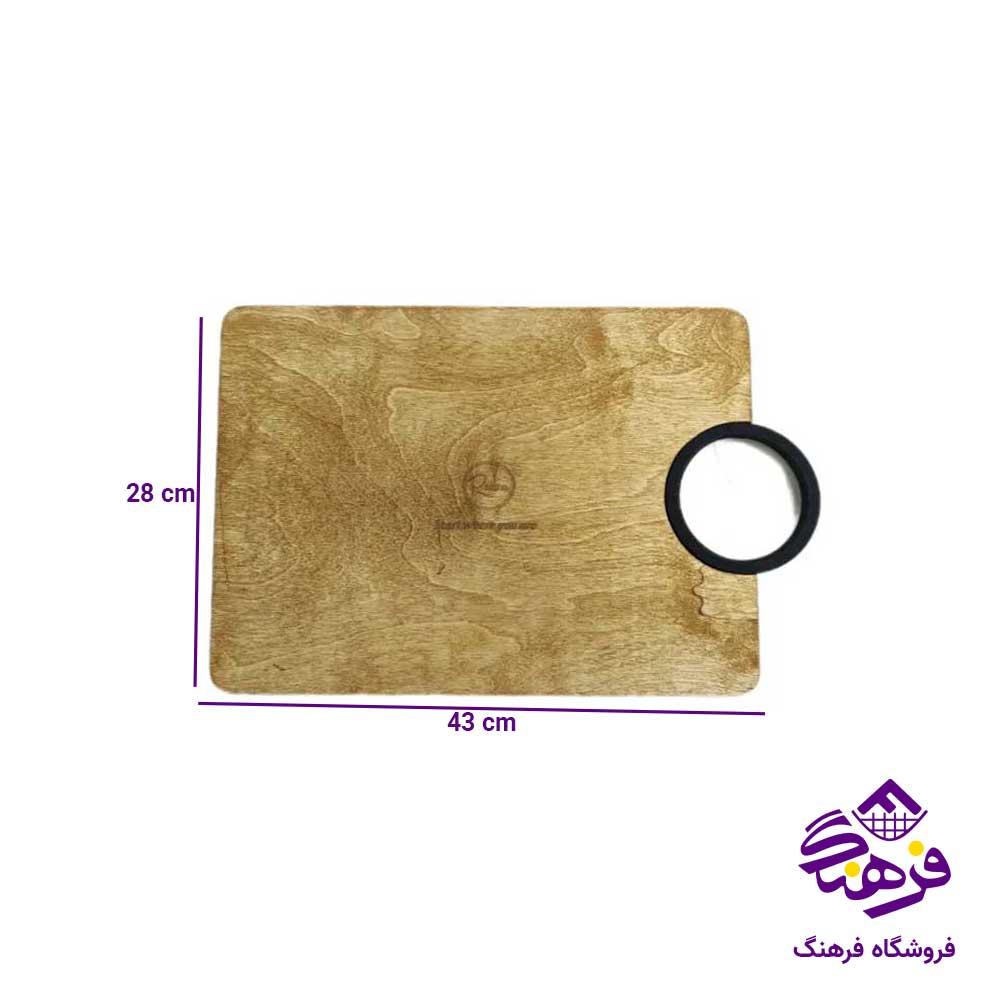 تخته گوشت چوبی رایکا مستطیل 104