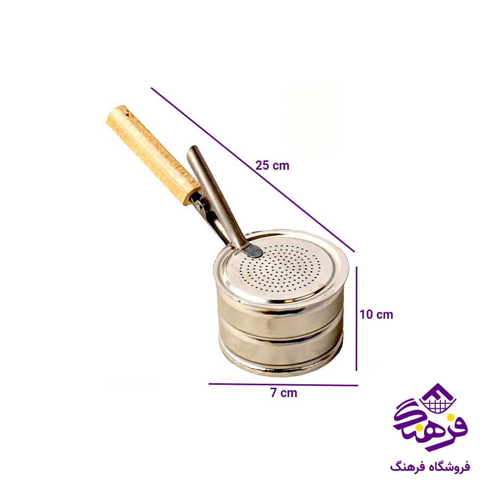 اسپند دود کن دسته چوبی. انا. توری