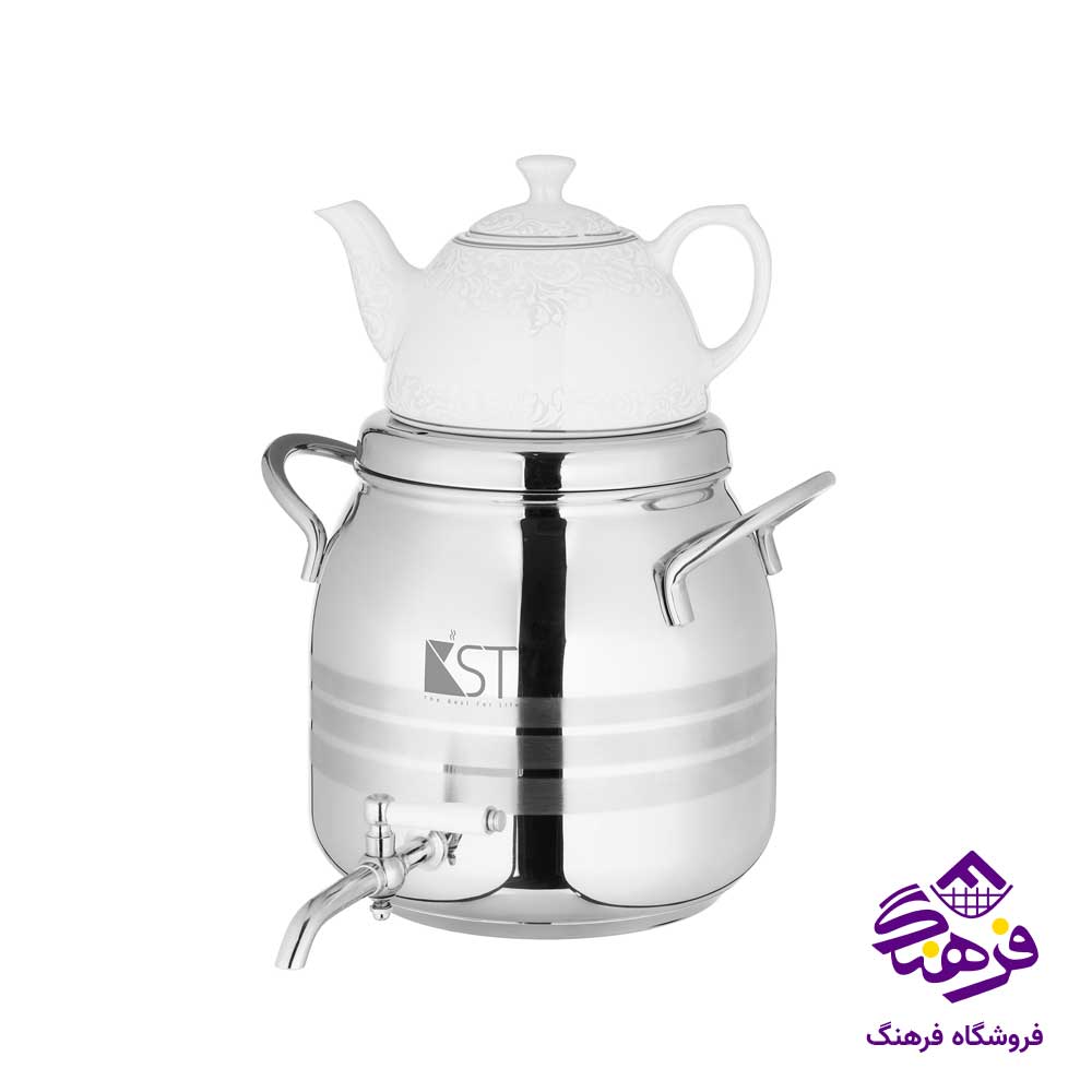 کتری قوری دسته استیل ترک بزرگ 1024 KST