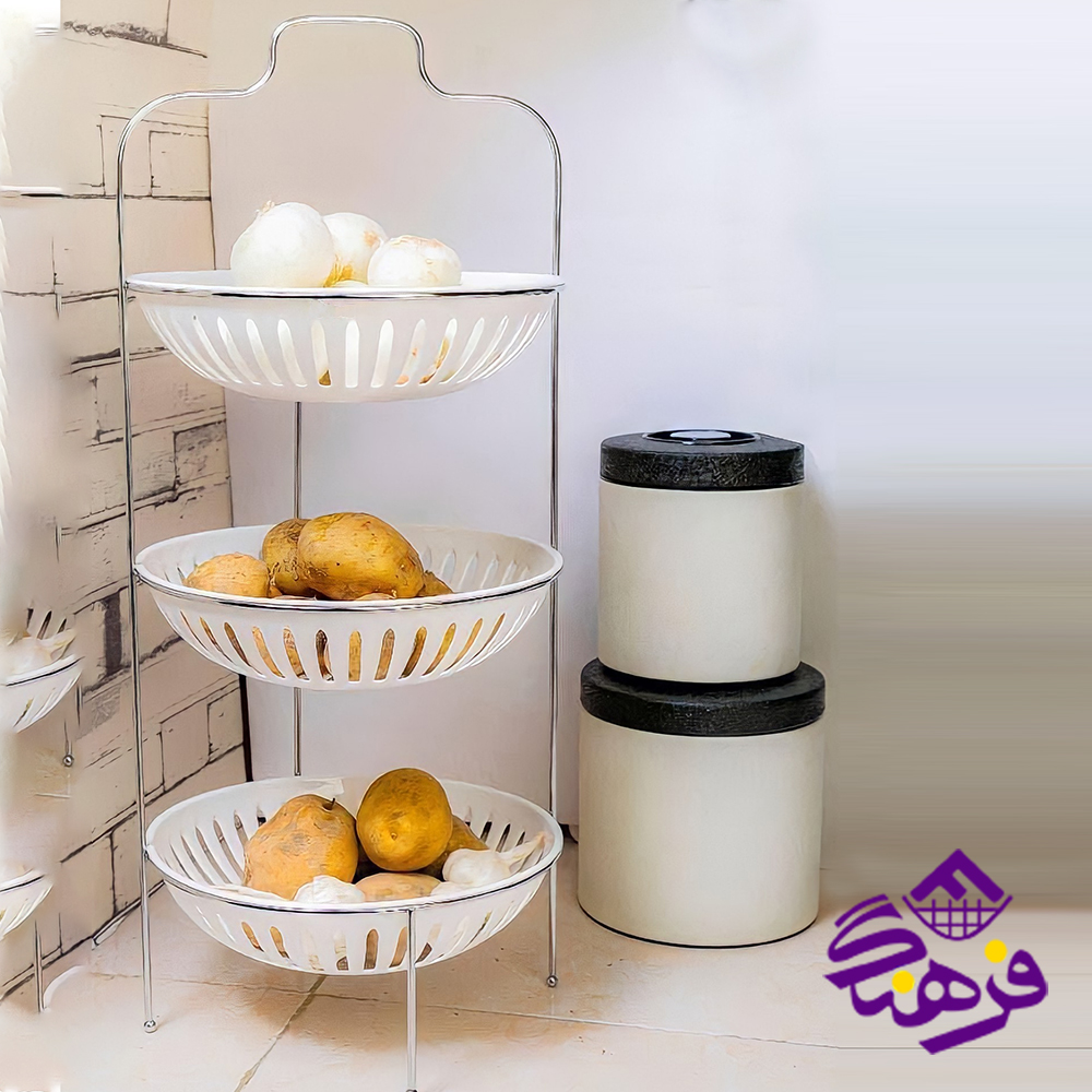 سبد سیب زمینی و پیاز 3 طبقه کد 333 کارن
