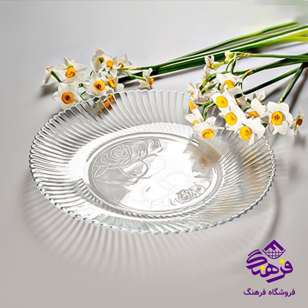 بشقاب پرشیا کادو بلور کاوه