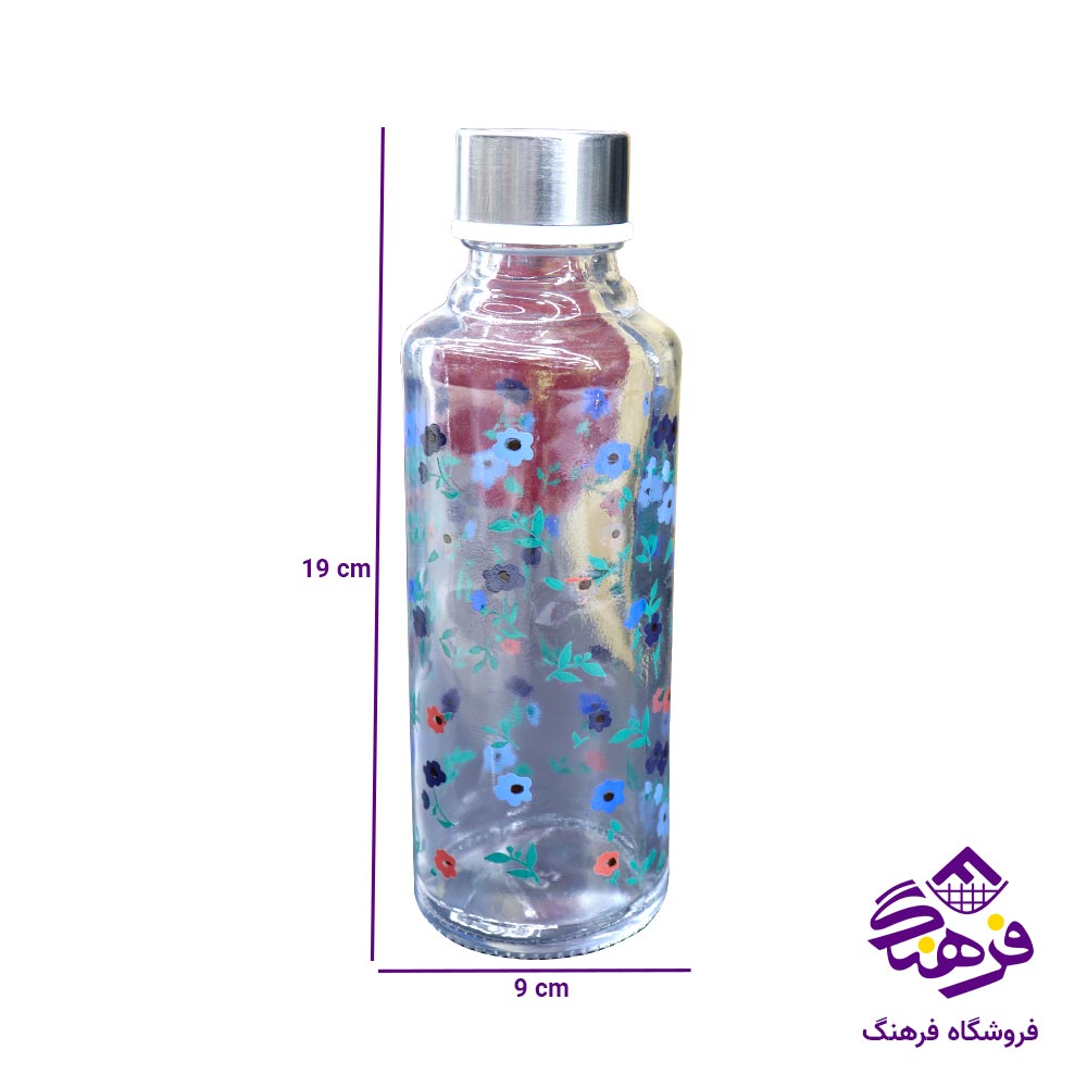بطری درب فلزی بلور کاوه مدل رژینا 410 