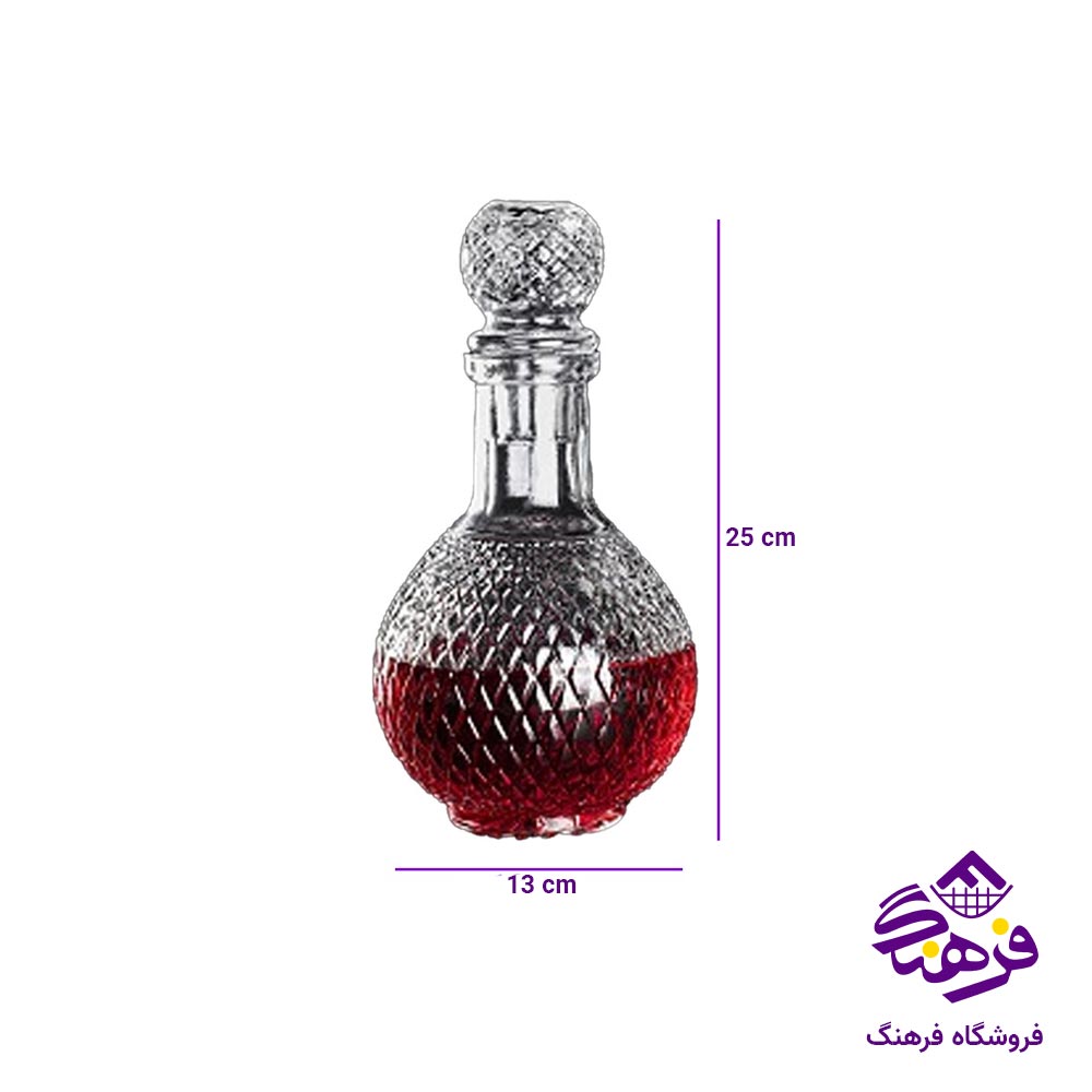 جام و گیلاس بلور کاوه مدل تورین ارت فانتزی
