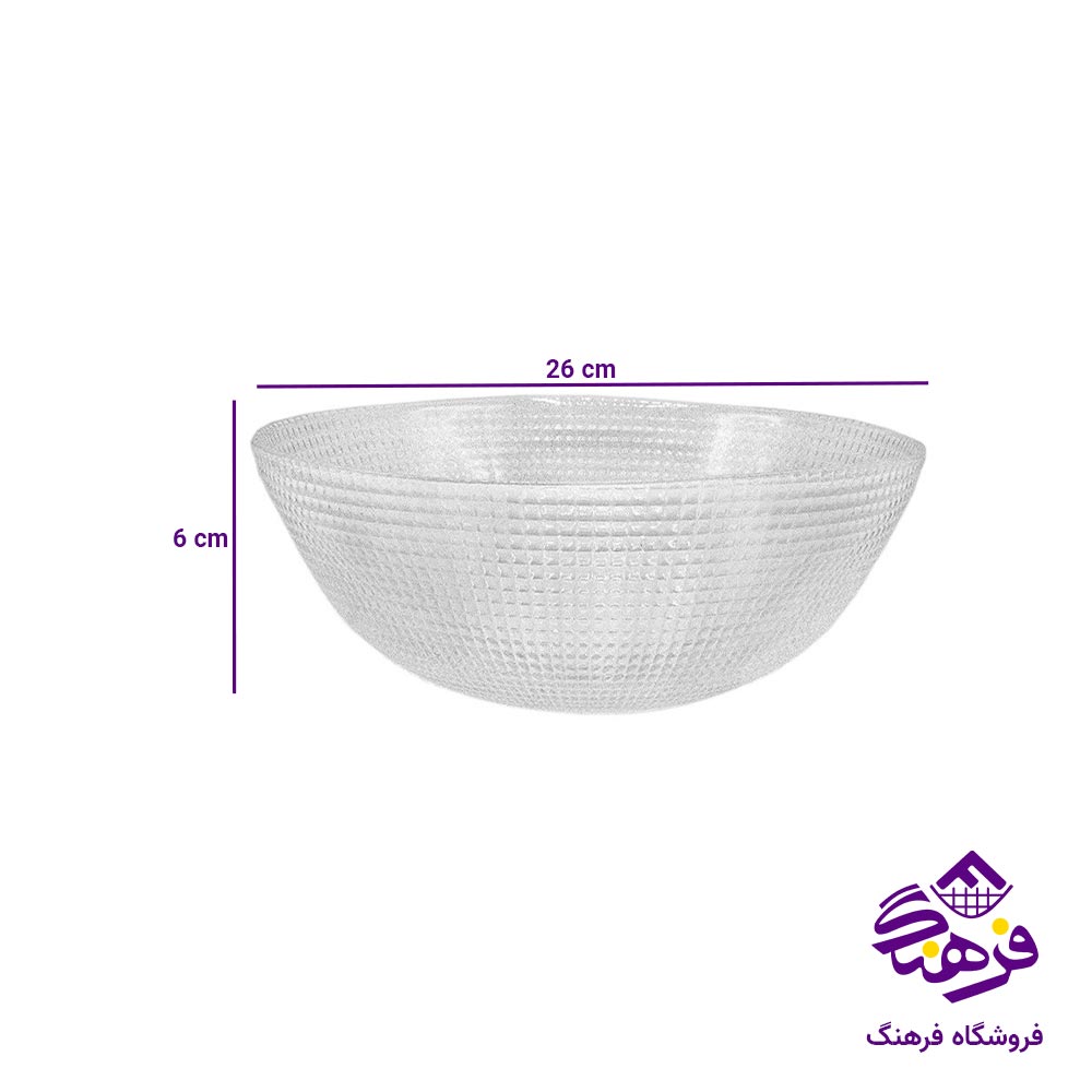 سالاد خوری بلور کاوه مدل ونیز 2 