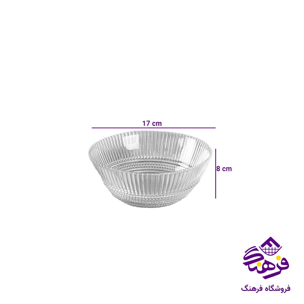 کاسه بلور کاوه مدل اونیکس 16 (3عددی)