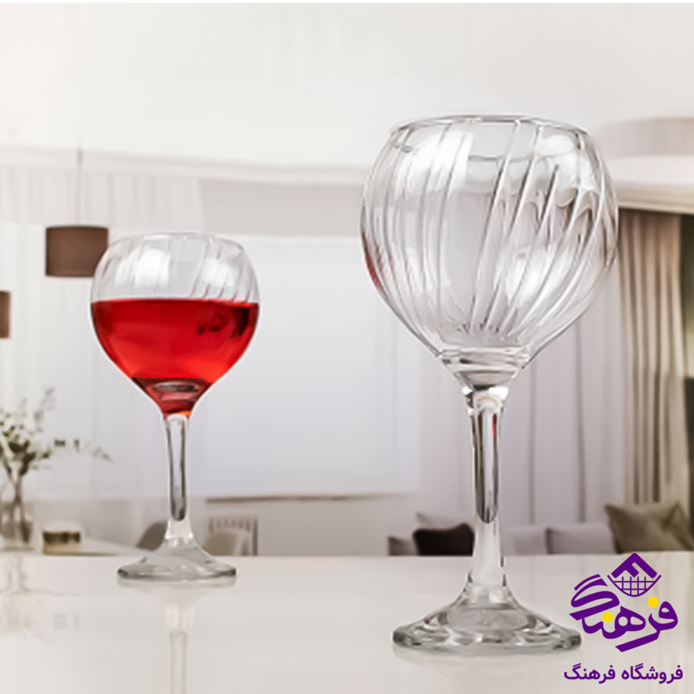 جام گیلاس مارتا 2 کادو بلور  کاوه 