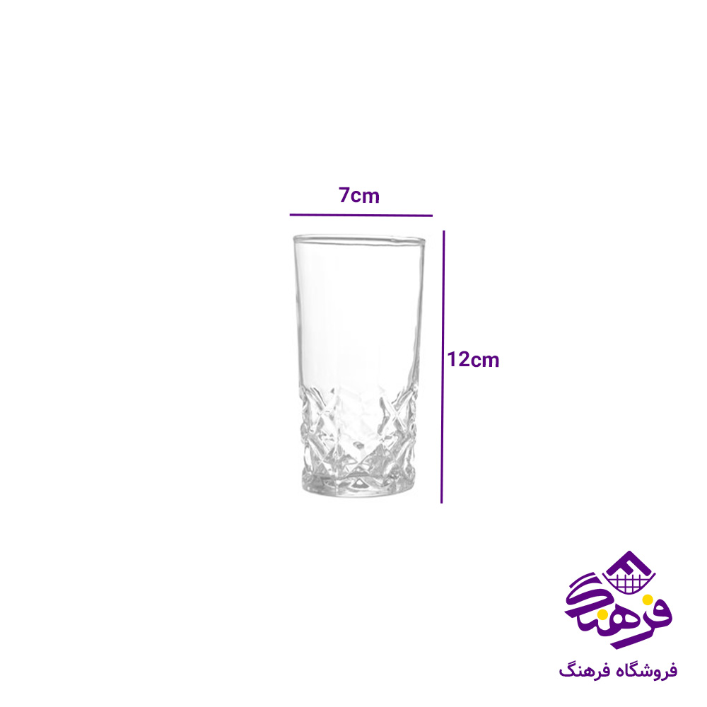 لیوان کلوین بلند کادو کاوه (6دک)