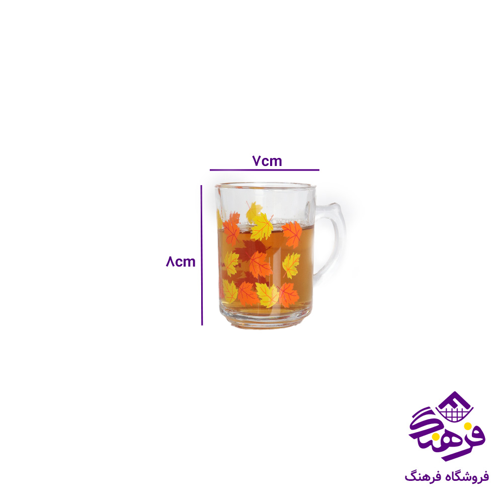 لیوان تاندر چاپی نیو پنجره ای کاوه (جفتی) (18ج دک)