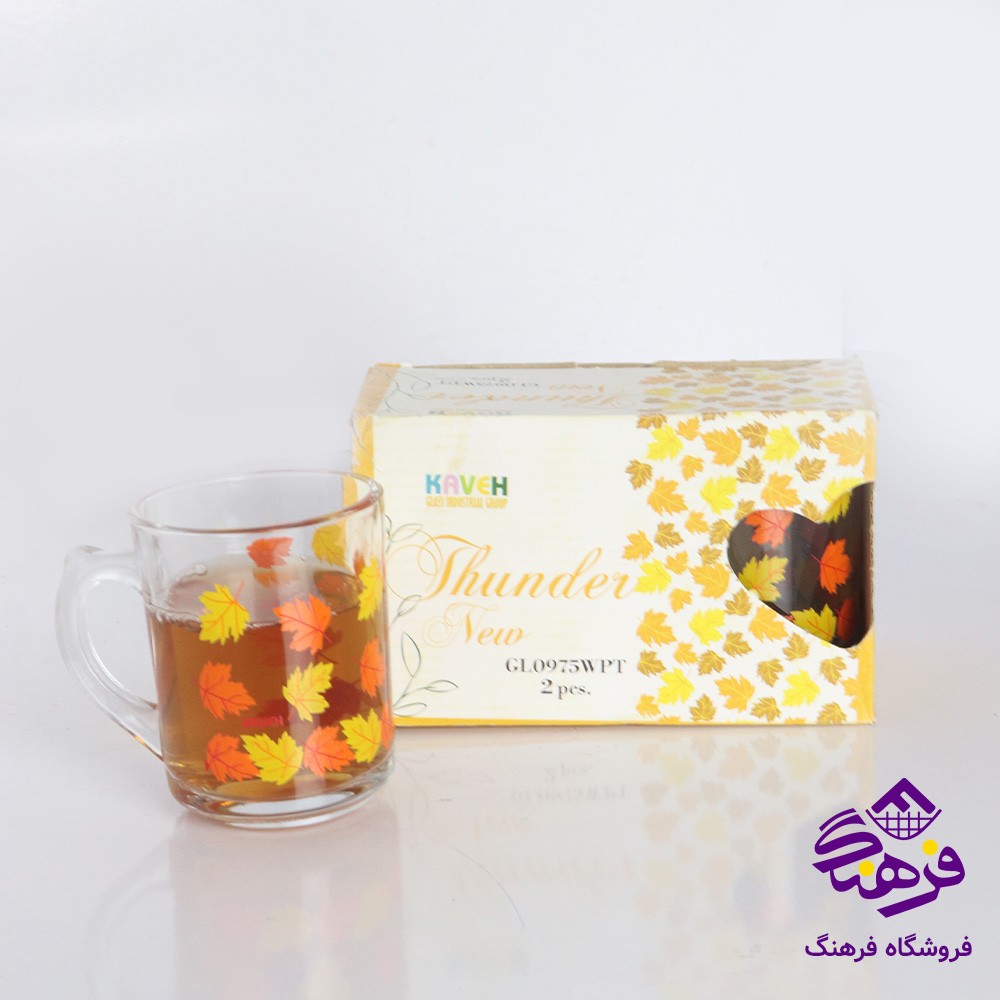 لیوان تاندر چاپی نیو پنجره ای کاوه (جفتی) (18ج دک)