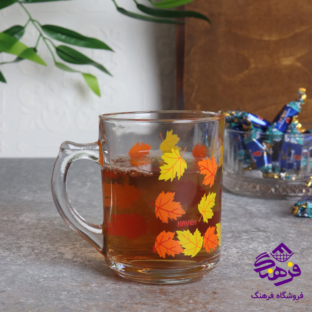 لیوان تاندر چاپی نیو پنجره ای کاوه (جفتی) (18ج دک)