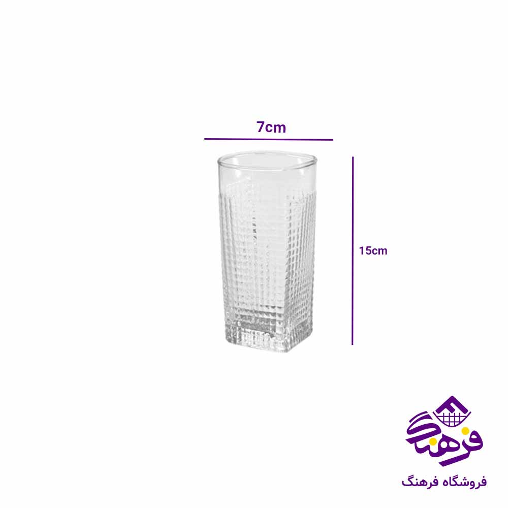  لیوان بلور کاوه مدل المپیک ونیز (6عددی)