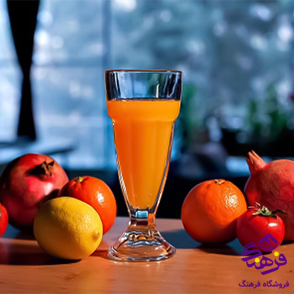 لیوان بارسا2 پایه دار پنجره ای کاوه 3عددی 6دک
