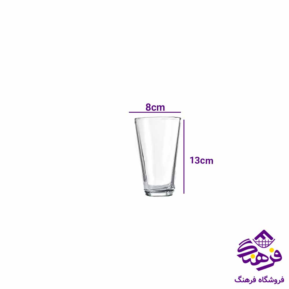  لیوان بلورکاوه مدل دانیا (36عددی) 
