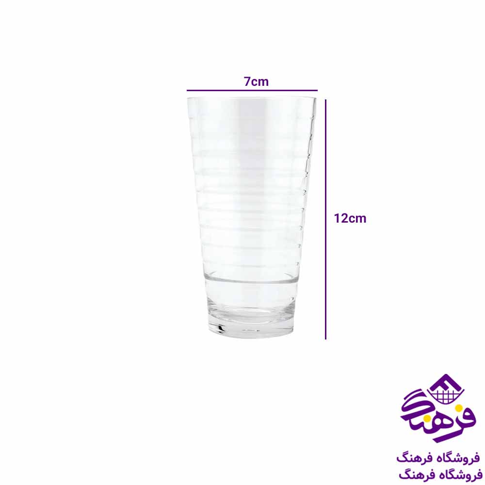  لیوان بلور کاوه مدل کلاسیک درسا (6عددی)