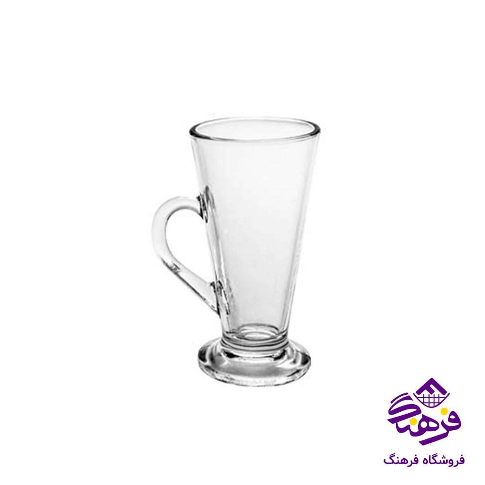 لیوان دسته دار بلور کاوه مدل اسکار  پایه دار ( 1 عددی)