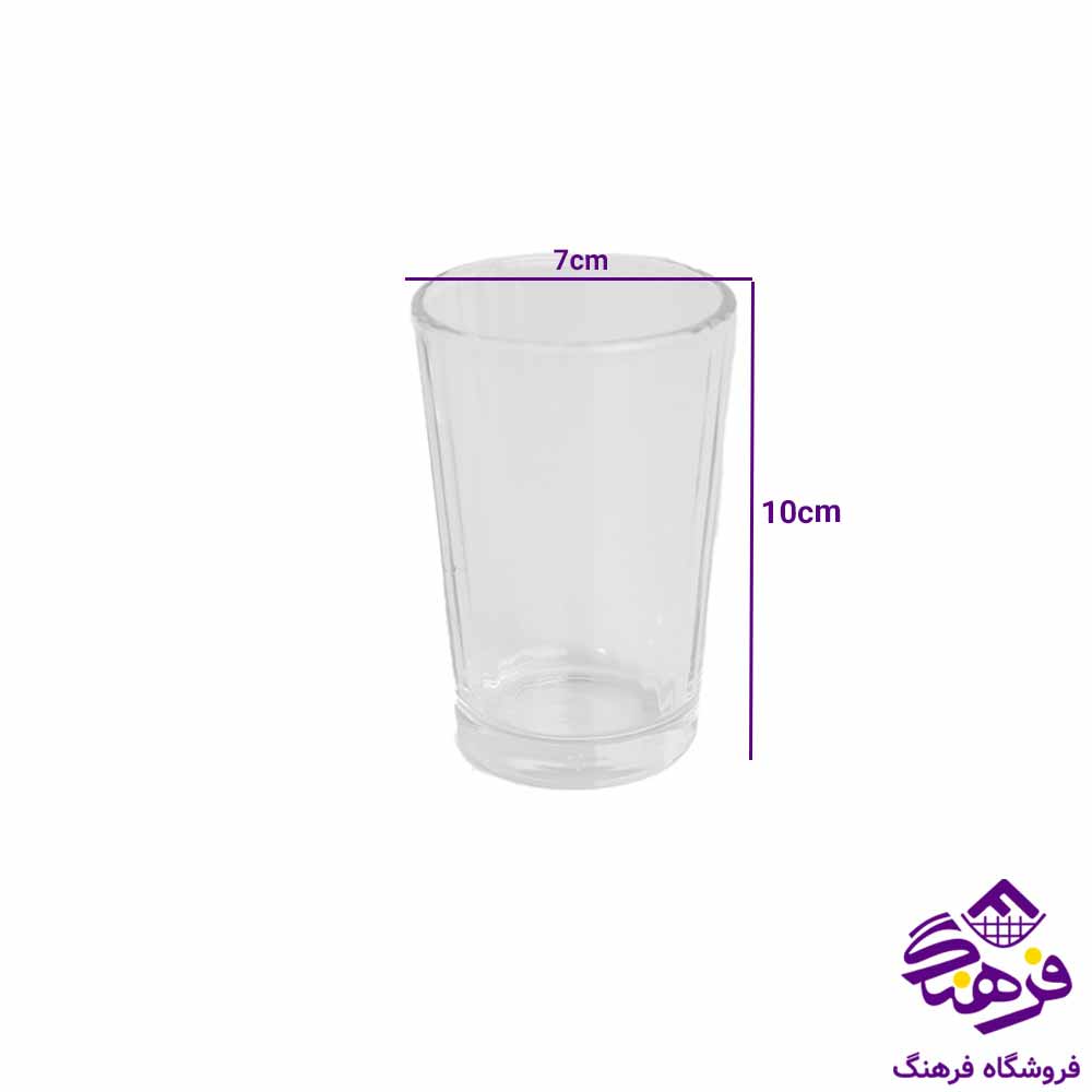   لیوان پنجره ای بلور کاوه مدل اورسی پیانو180 (6عددی)