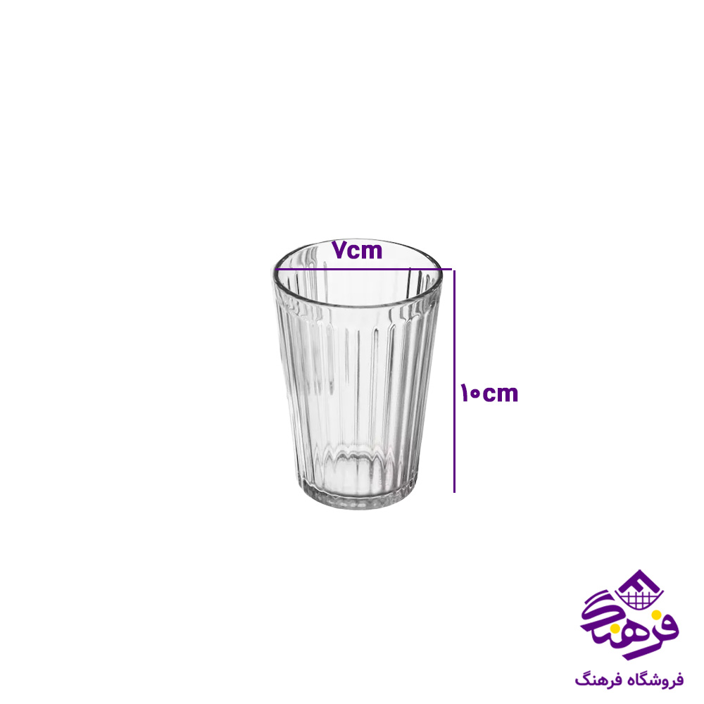 لیوان اورسی پارالل180 نیو پنجره ای کاوه 8دک