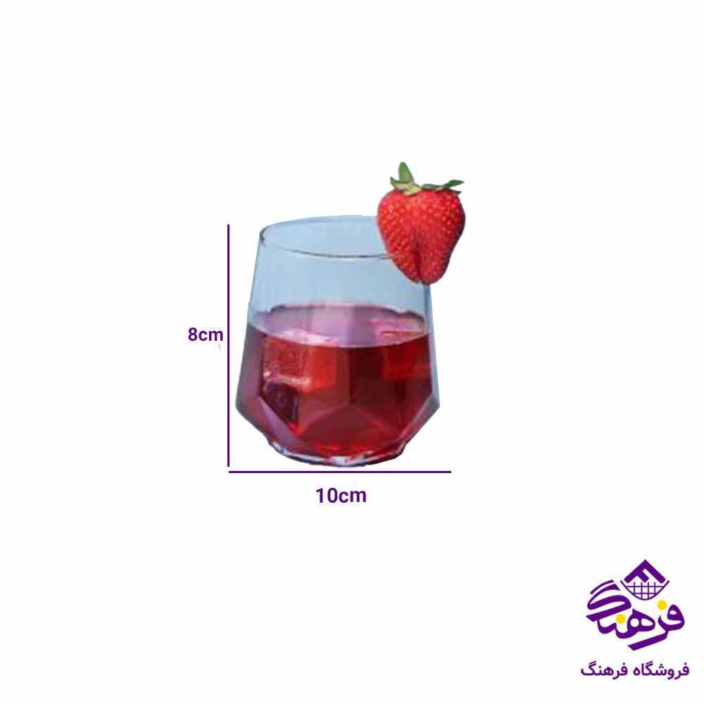  لیوان بلور کاوه مدل نورسا400 (6عددی)