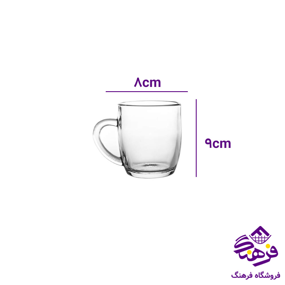 نيم ليوان اتن دسته دار کادو کاوه 6دک
