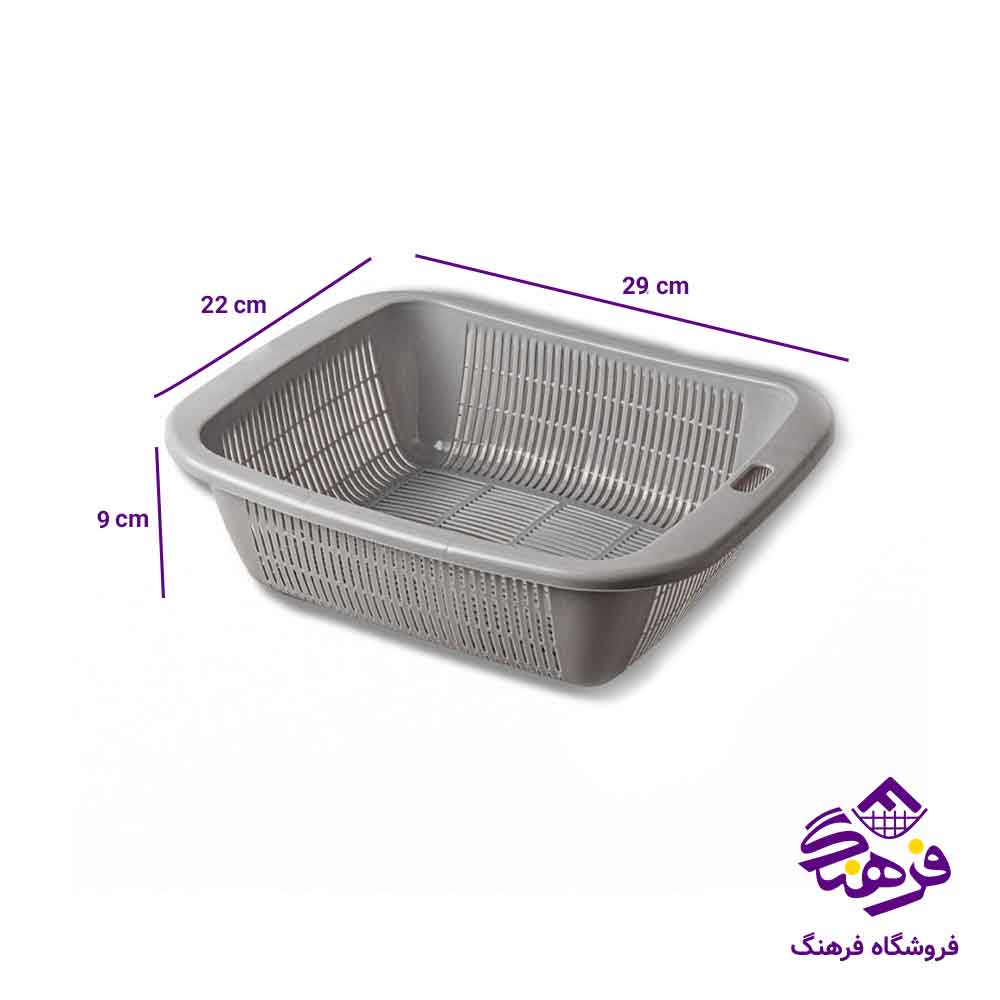 سبد مستطیل ایده ال مدل گلایول متوسط کد 3057