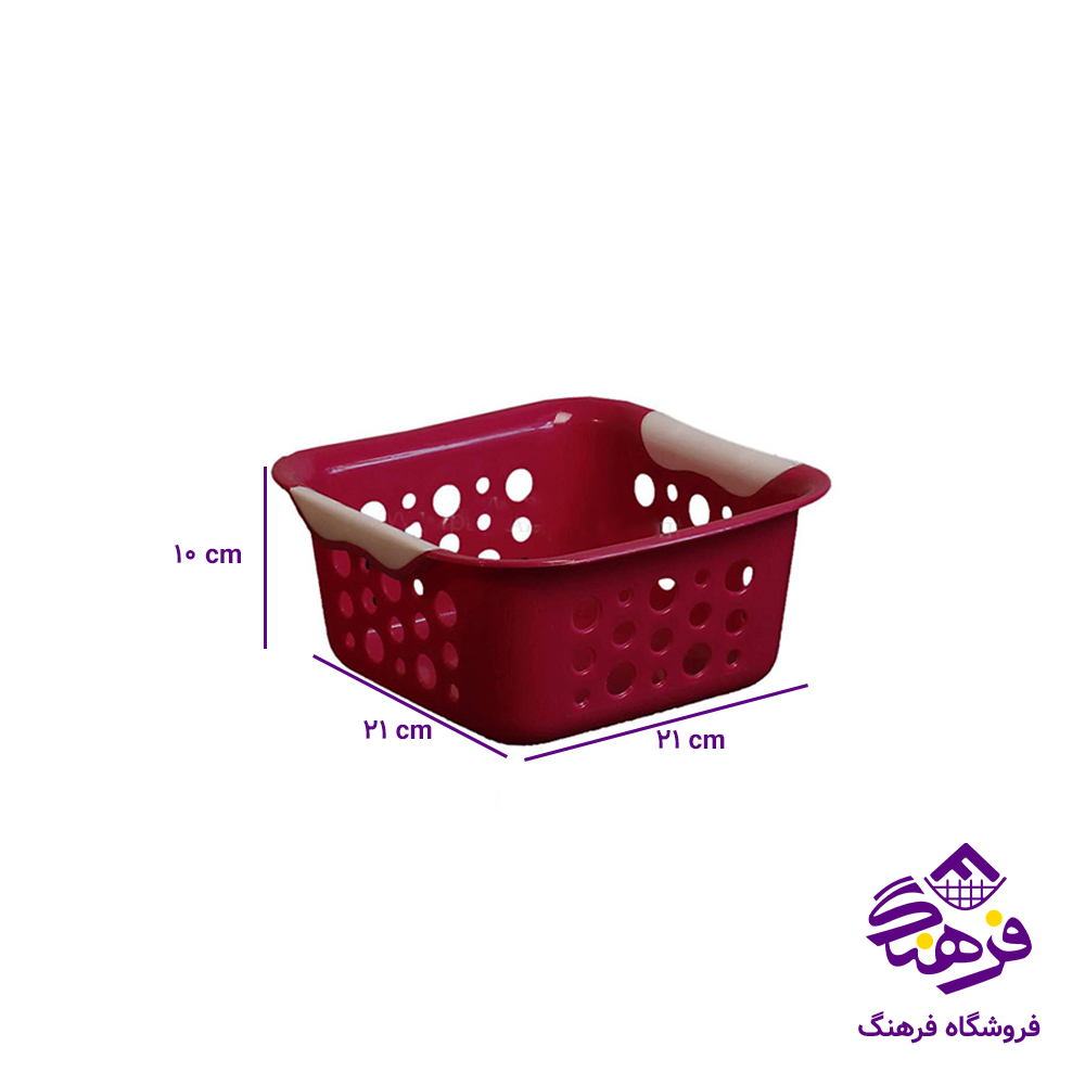سبد ايده ال گل يخ مربع
