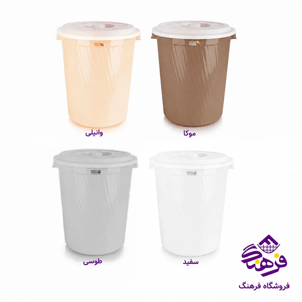 سطل درب دار ایده ال مدل مونا 600 کد 2023