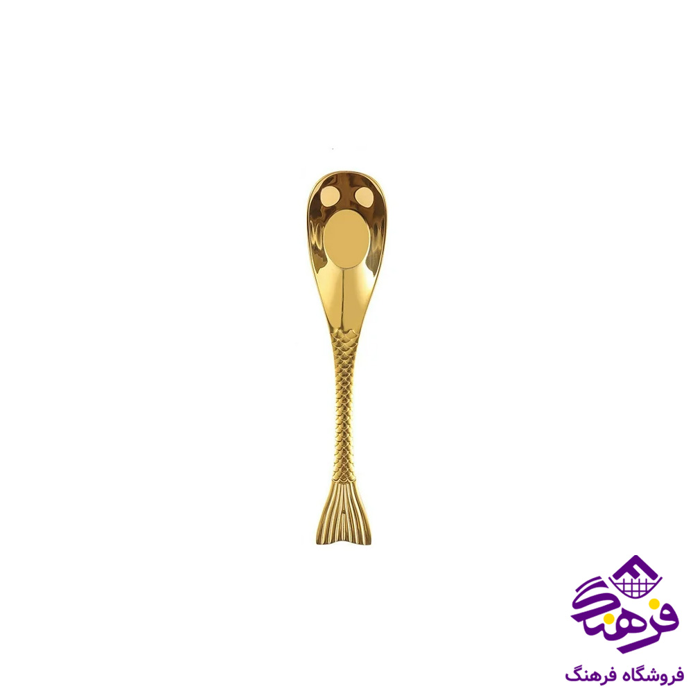 قاشق ماهی طلایی 16