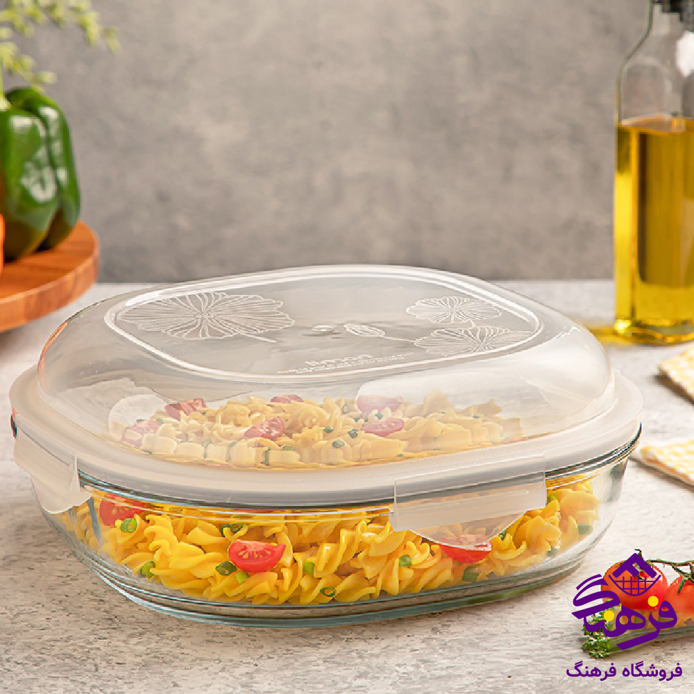 ظرف شیشه ای لیمون 2/75دربدار