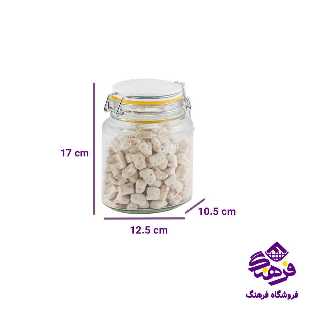 بانکه زيبا بيضی چفتی رنگين کمان سایز 3