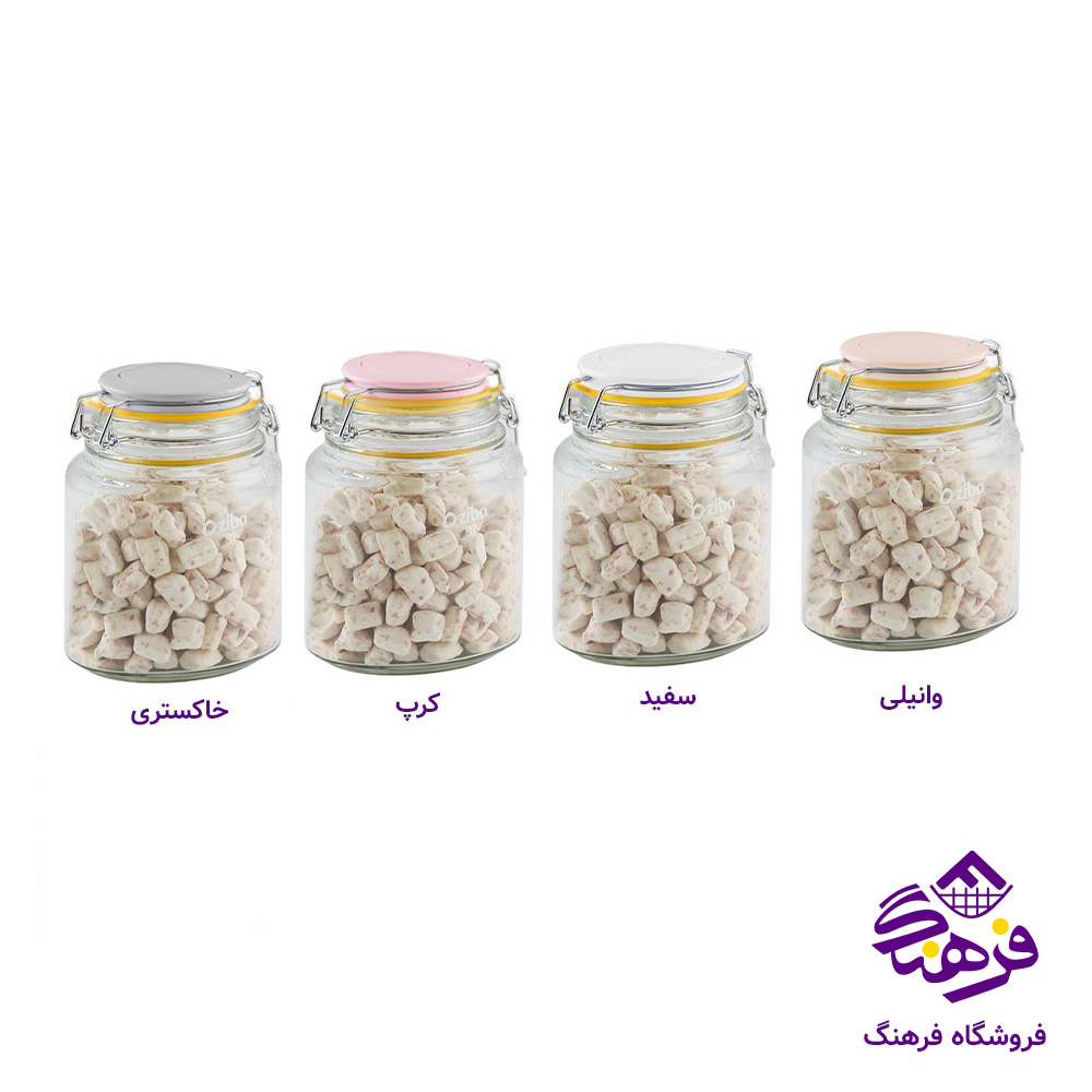 بانکه زيبا بيضی چفتی رنگين کمان سایز 3