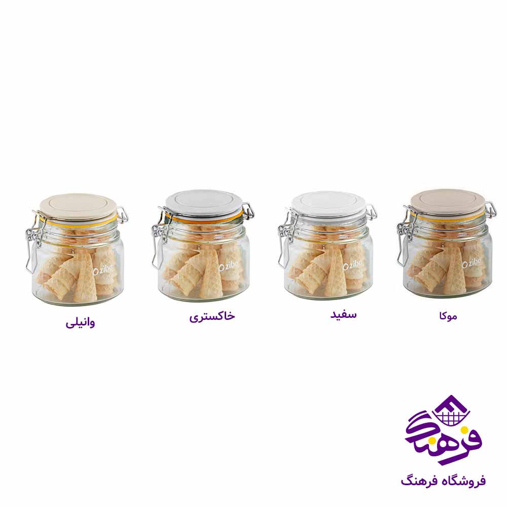 بانکه زیباسازان مدل رنگین کمان چفتی بیضی سایز 4