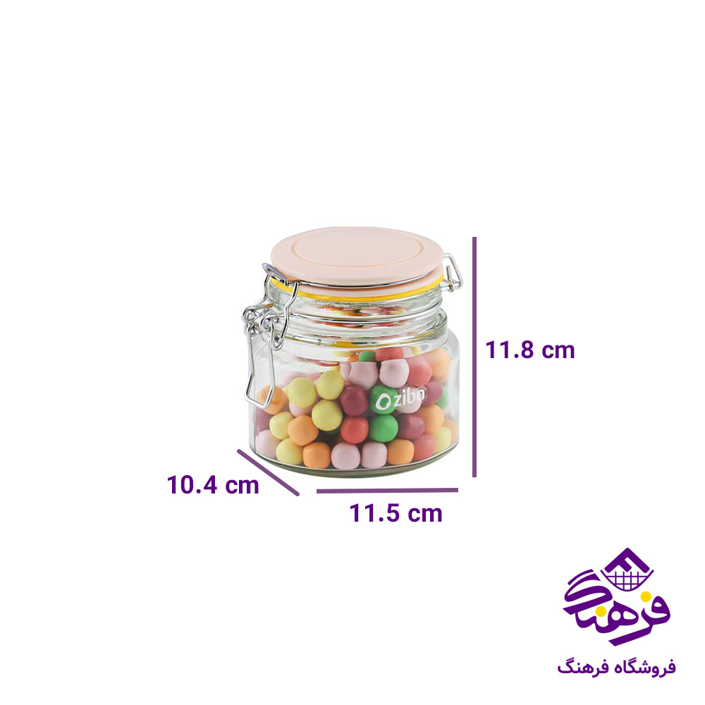 بانکه بیضی چفتی رنگین کمان سایز 5 زیبا