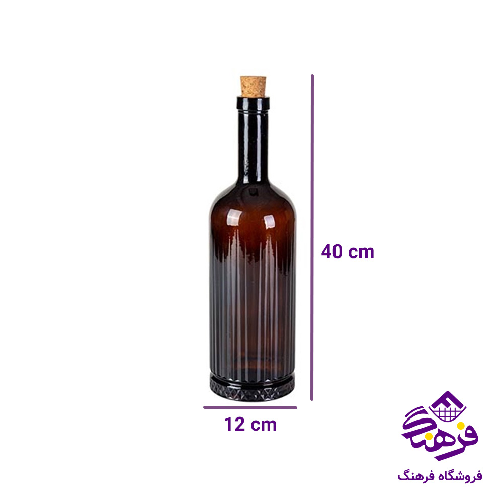 بطری زیبا دیسفان دارک 3 لیتری بزرگ