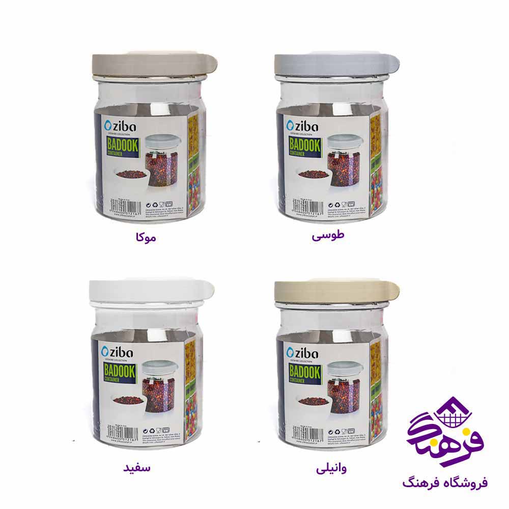 بانکه پلاستیکی متوسط زیباسازان مدل بادوک سایز 4 