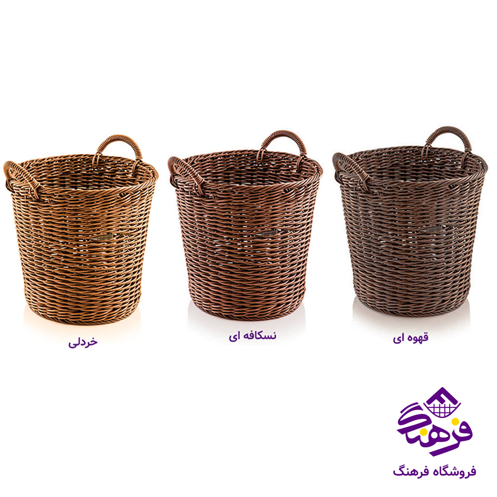 سبد رخت بافت طرح یاسمن زیبا
