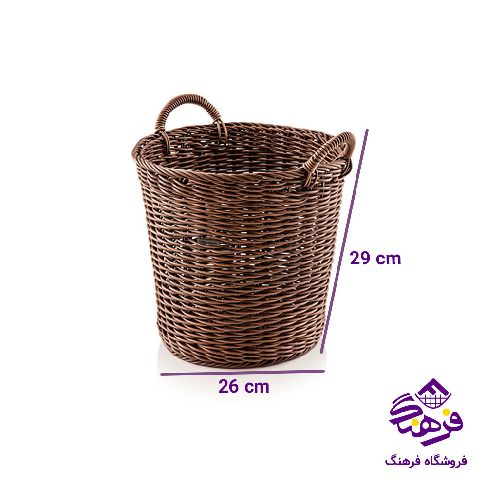 سبد رخت بافت طرح یاسمن زیبا